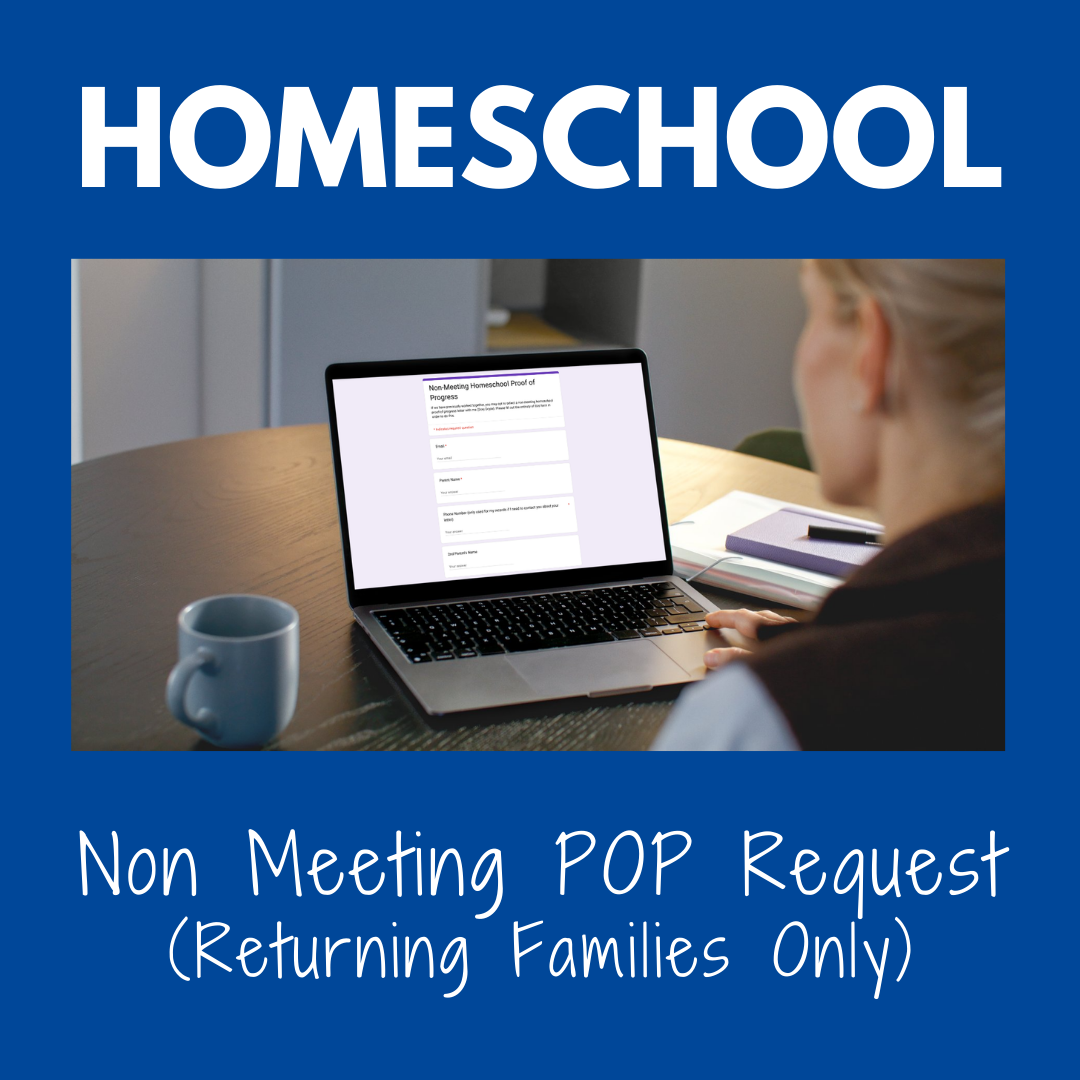 Homeschool Non Meeting POP Request Thumbnail