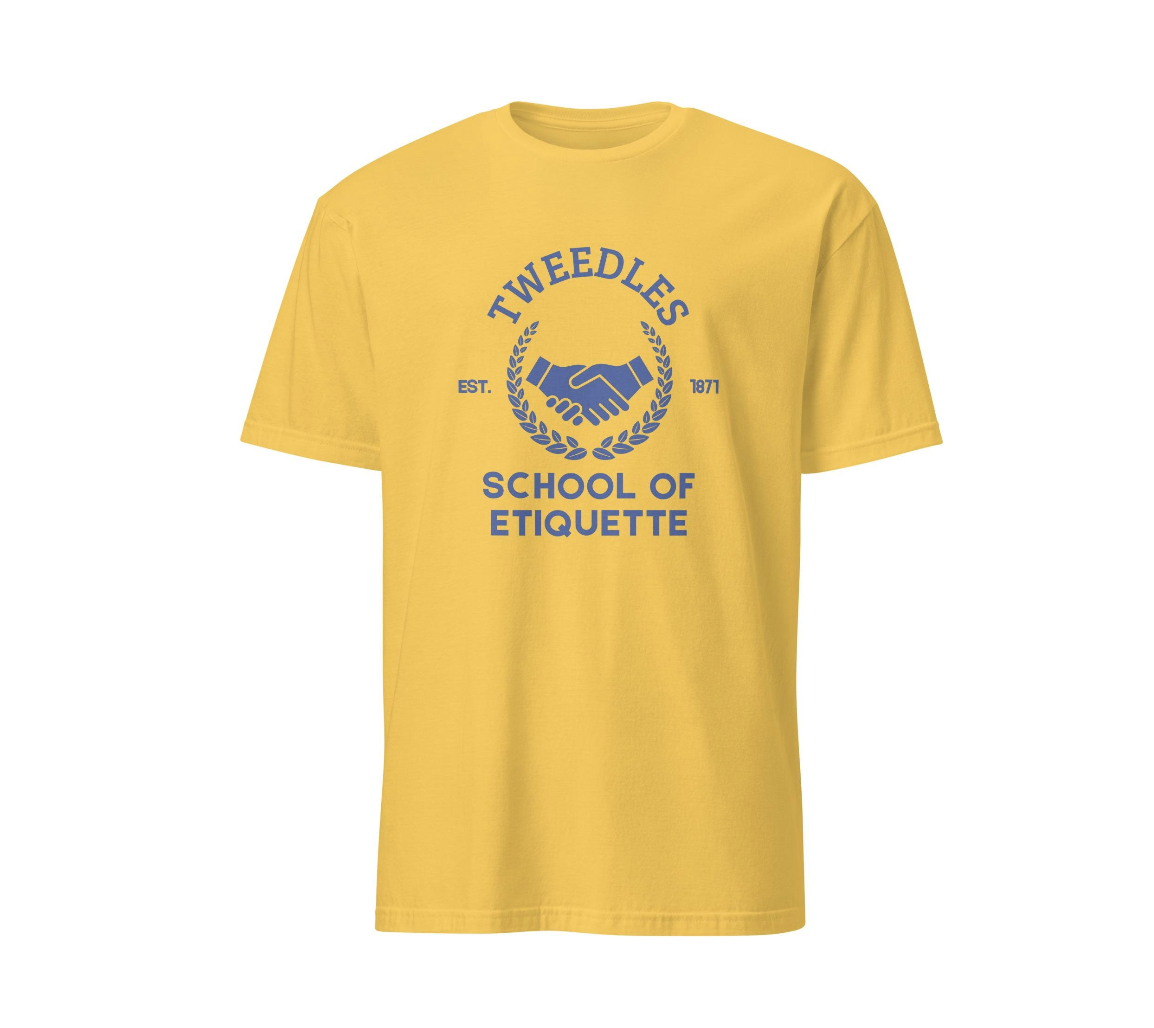 Tweedles School of Etiquette Mockup